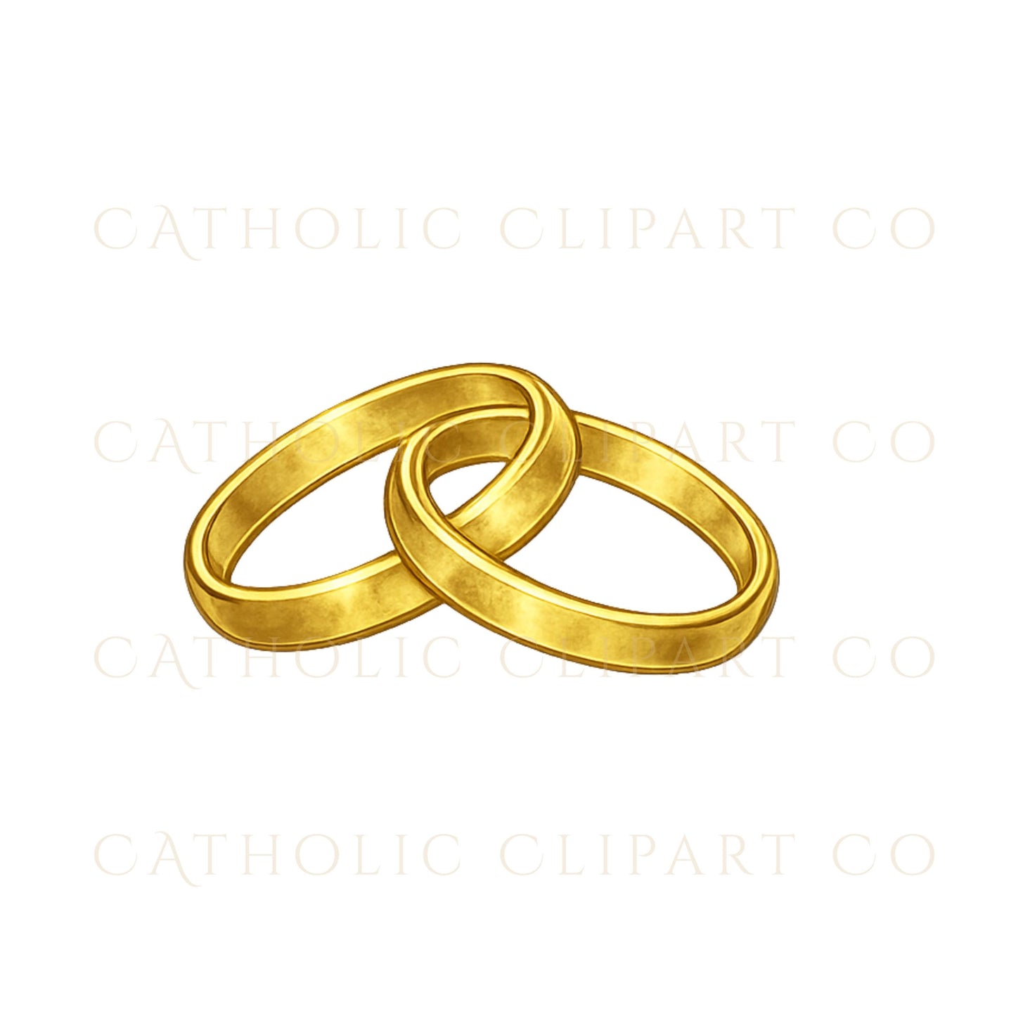 Catholic marriage emblem clipart for certificates and documents / Clipart de emblemas de matrimonio católico para certificados y documentos