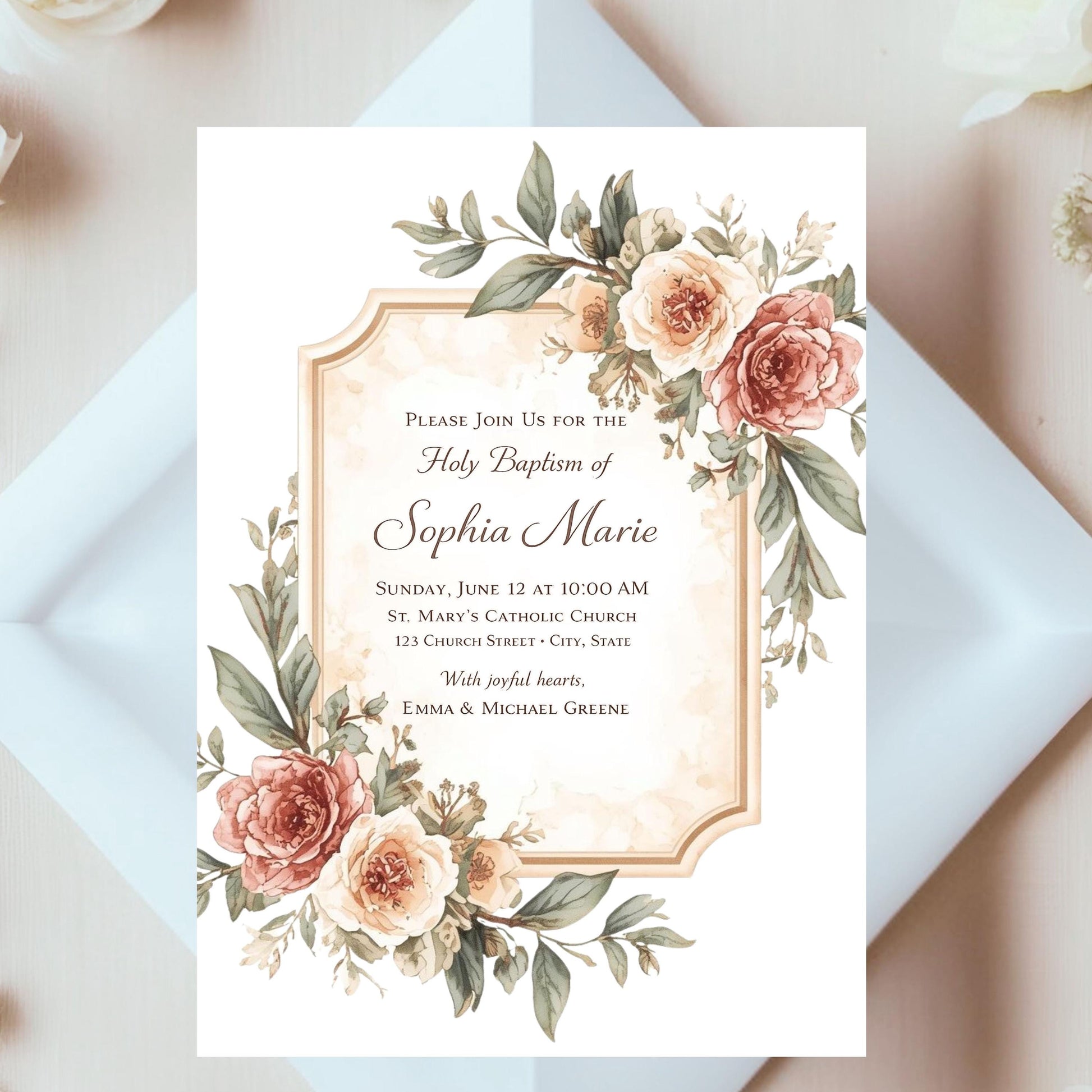 Botanical label frames clipart in soft vintage style for digital designs | Marcos botánicos para etiquetas en estilo vintage suave