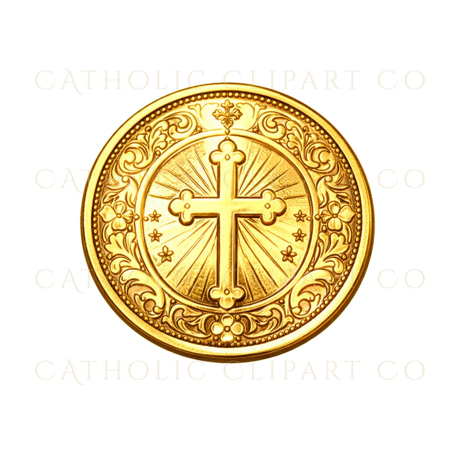 13 arras coins gold clipart Catholic wedding ritual – 13 monedas de arras doradas ritual de boda católica