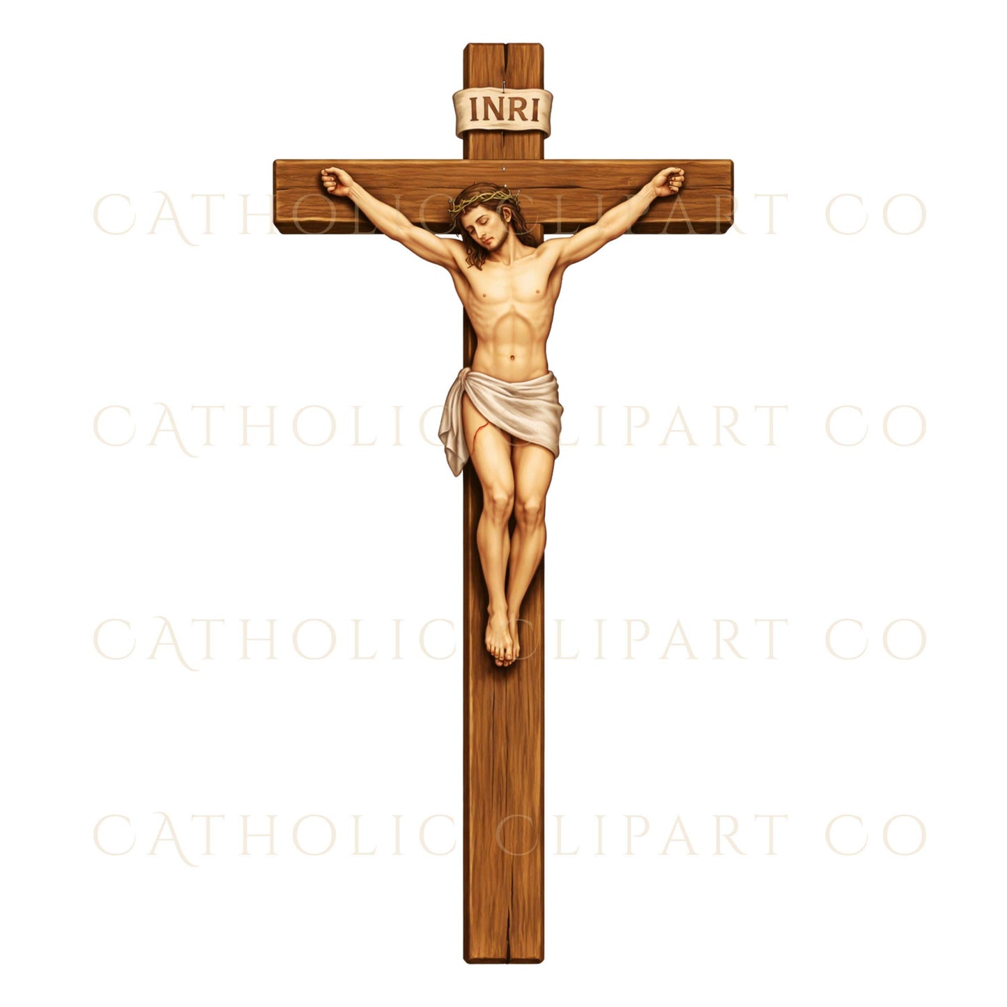 Saint Rita Catholic PNG artwork with transparent background – Arte PNG católico de Santa Rita con fondo transparente