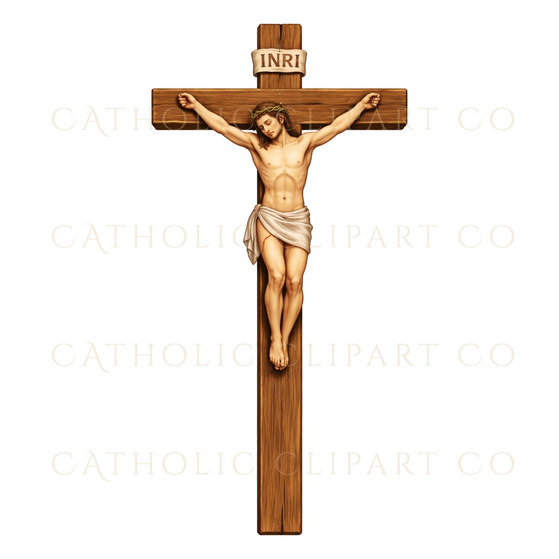Saint Rita Catholic PNG artwork with transparent background – Arte PNG católico de Santa Rita con fondo transparente