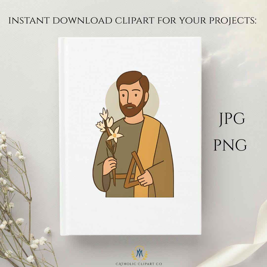 Catholic Saint Clipart Bundle | Modern Saints Clipart | Religious PNG Set | Christian Characters | Catholic Digital Clip Art Pack