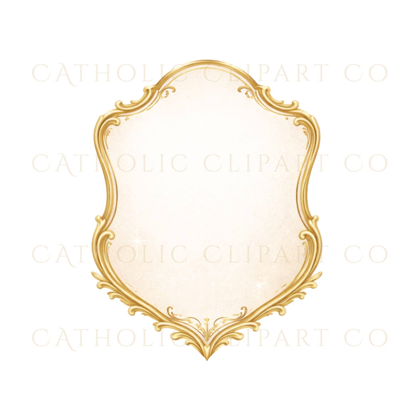 Catholic cross crest design for wedding invitations – Escudo con cruz para invitaciones de boda
