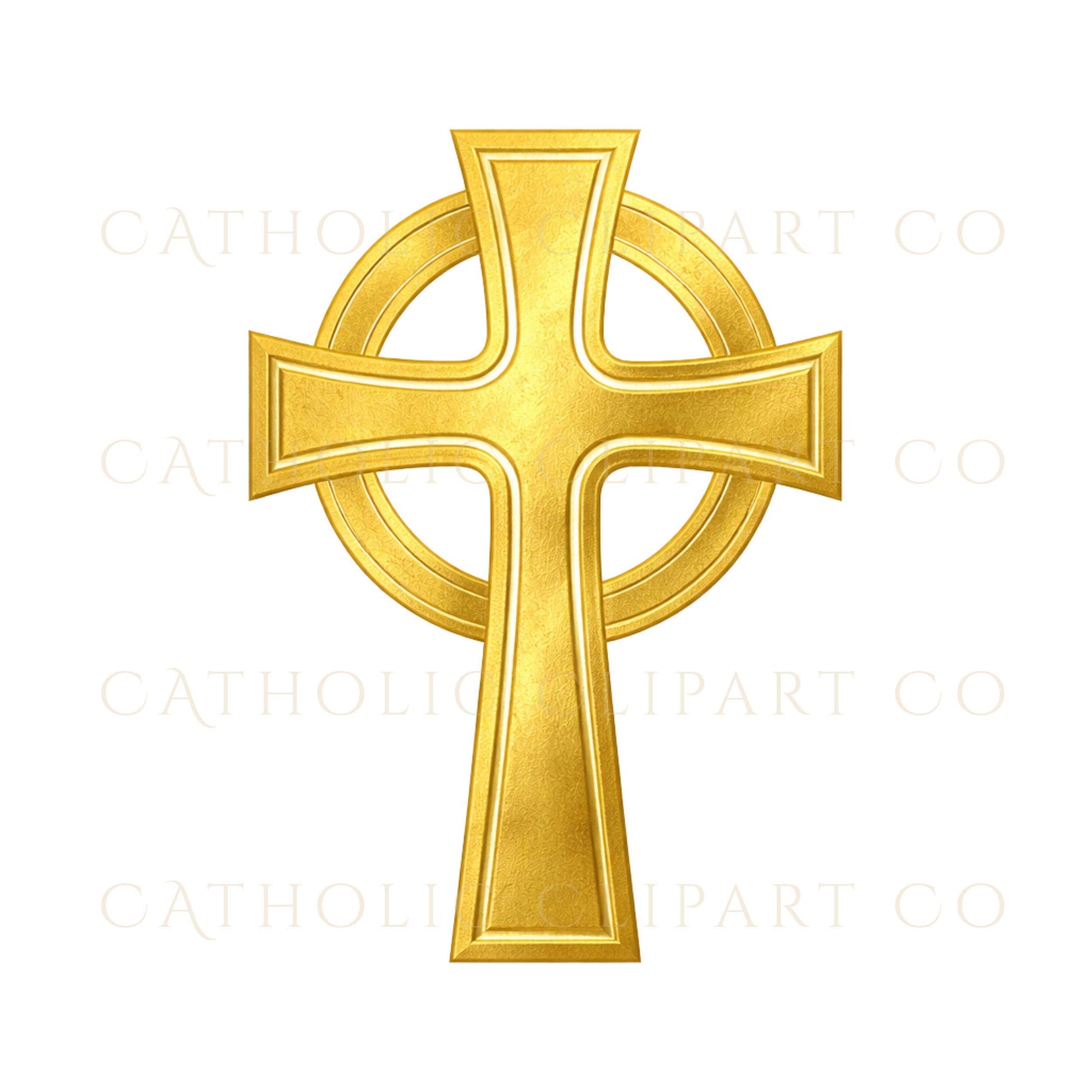 Celtic cross PNG graphic for Catholic and Christian designs | Cruz celta PNG gráfico para diseños católicos y cristianos