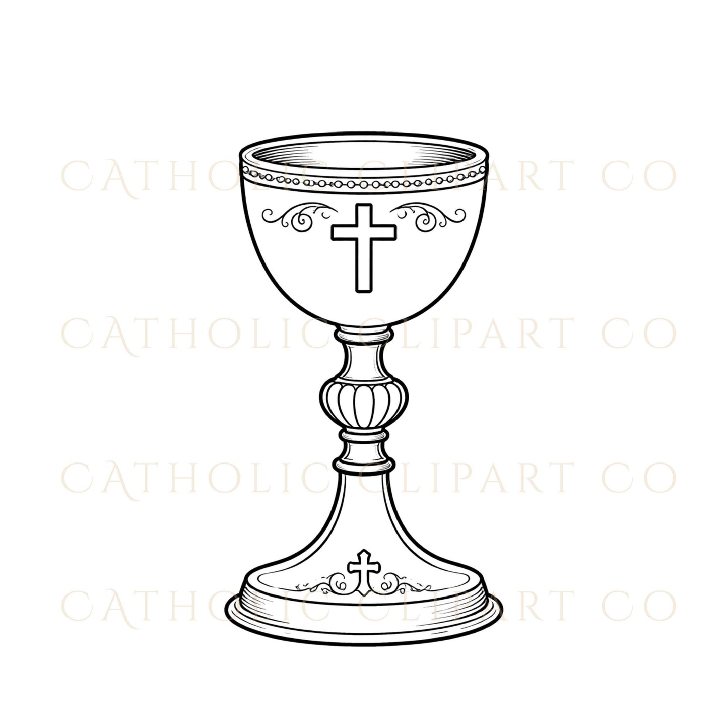 Catholic priest stole clipart line art religious vestment PNG / Clipart estola sacerdotal católica line art vestimenta religiosa