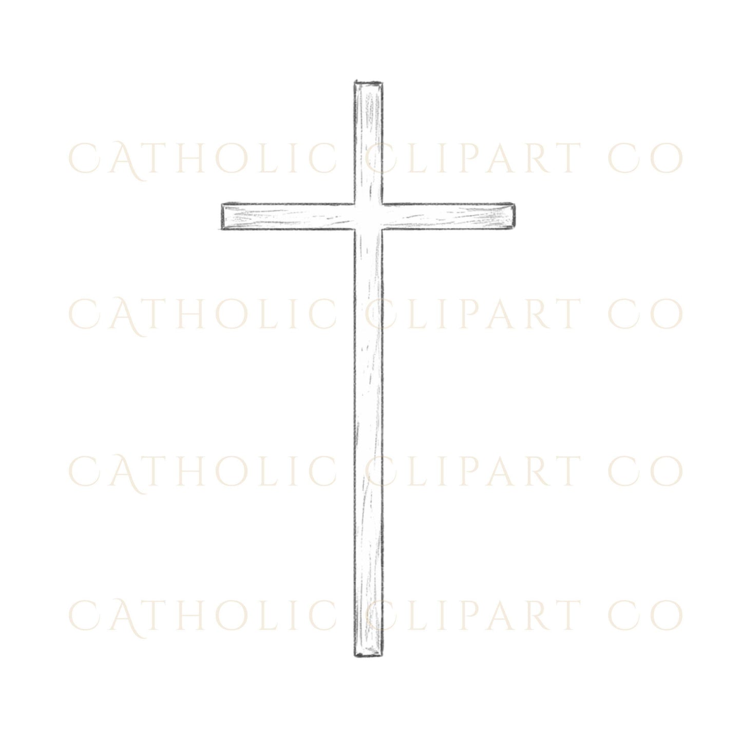 Hand drawn cross set PNG 10 crosses sketch bundle, conjunto de 10 cruces dibujo a mano estilo boceto