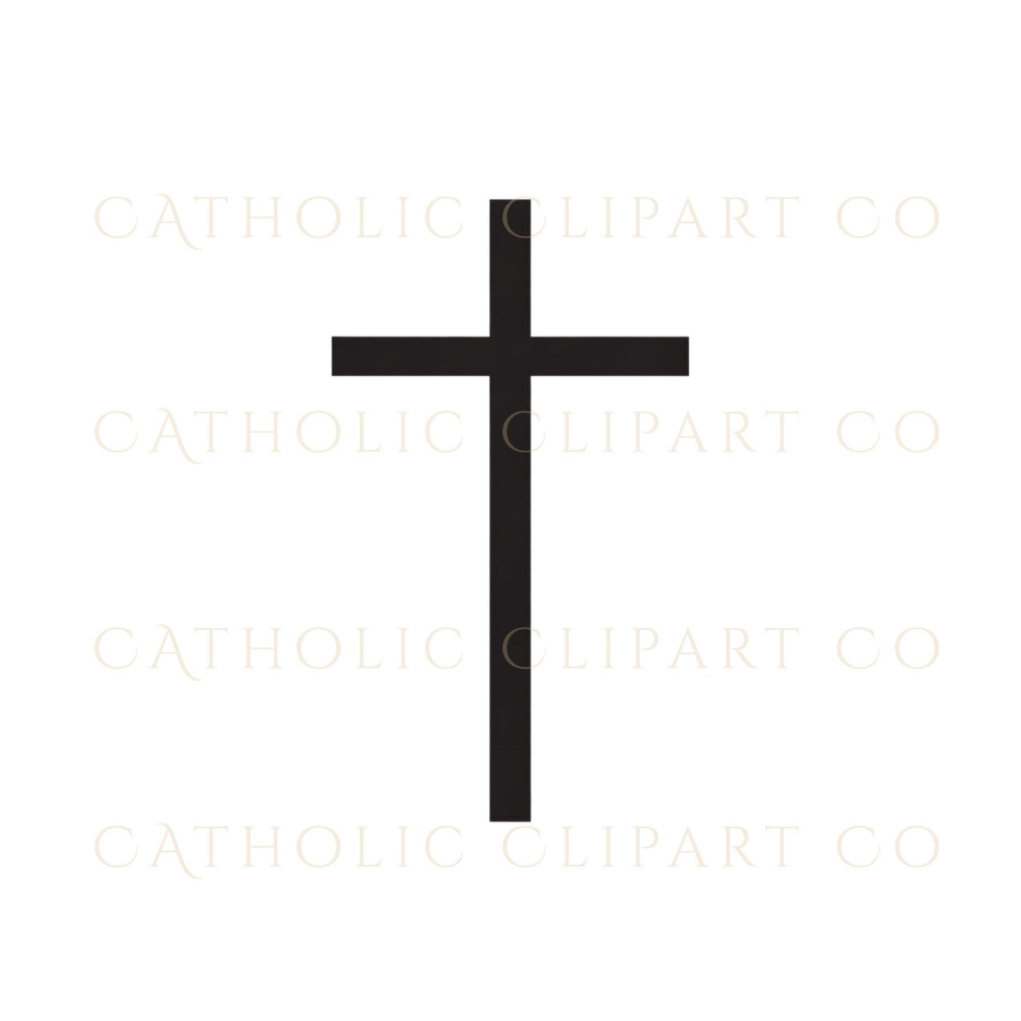 Thin line cross clipart minimal aesthetic / Cruz línea fina estilo minimalista