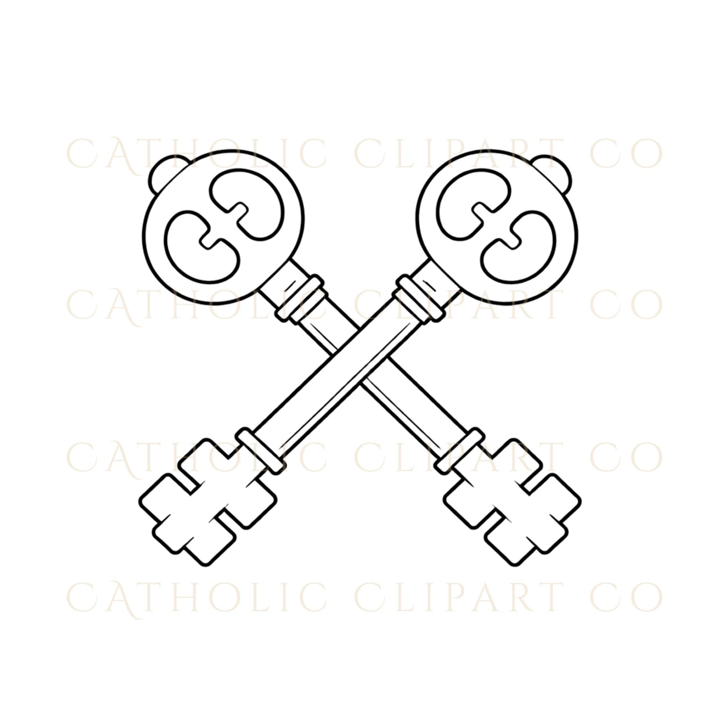 Baptism gown line art clipart PNG / vestido bautizo dibujo lineal PNG