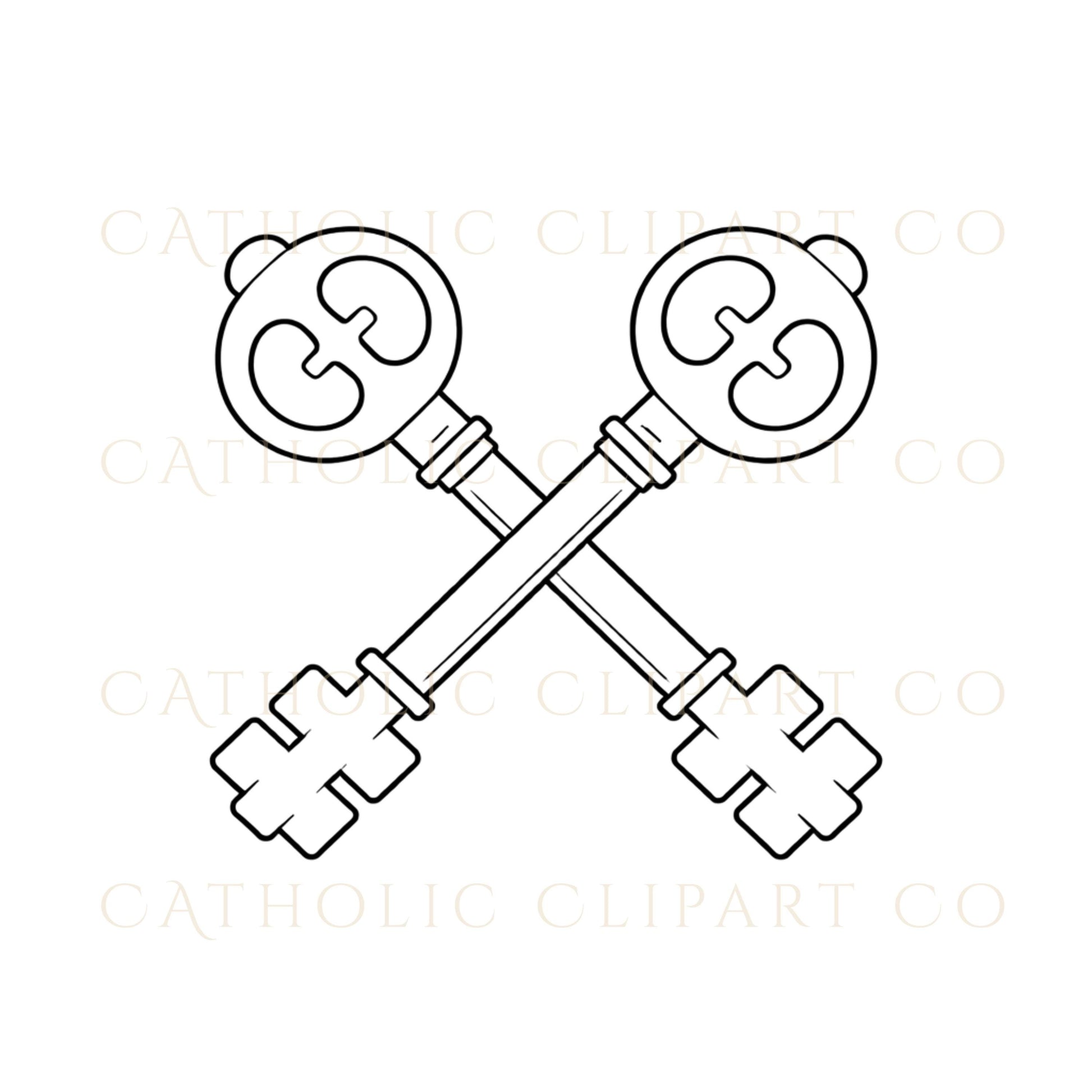 Baptism gown line art clipart PNG / vestido bautizo dibujo lineal PNG