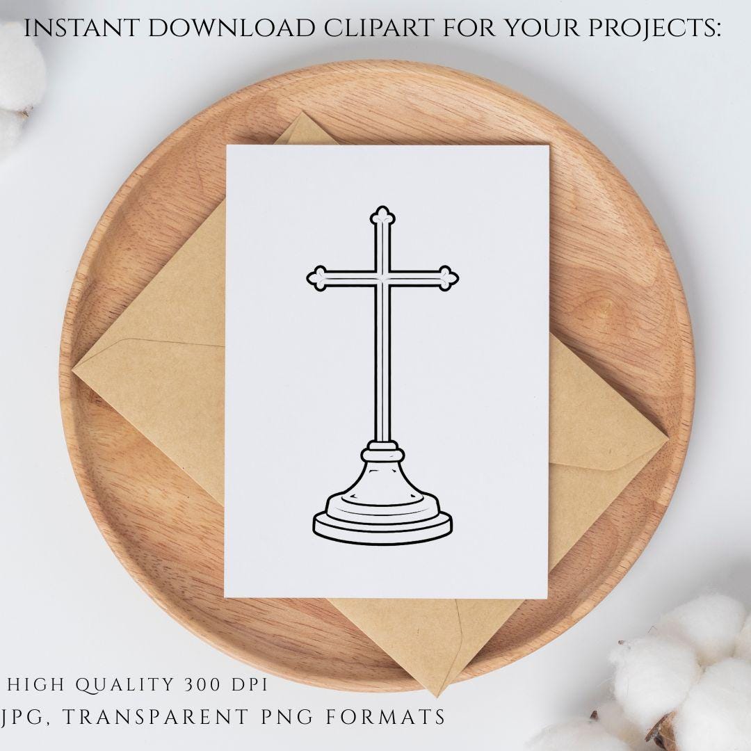 Religious symbols bundle line art PNG / conjunto símbolos religiosos líneas PNG
