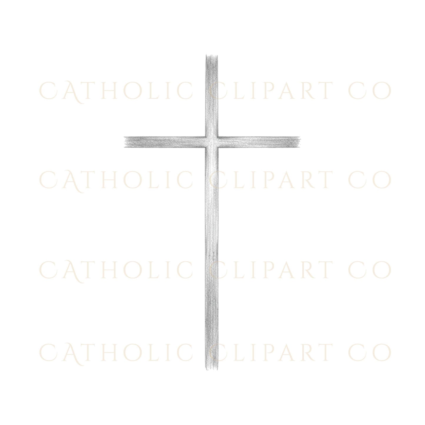 Sketch cross PNG hand drawn religious symbol clipart, cruz boceto dibujo a mano símbolo religioso