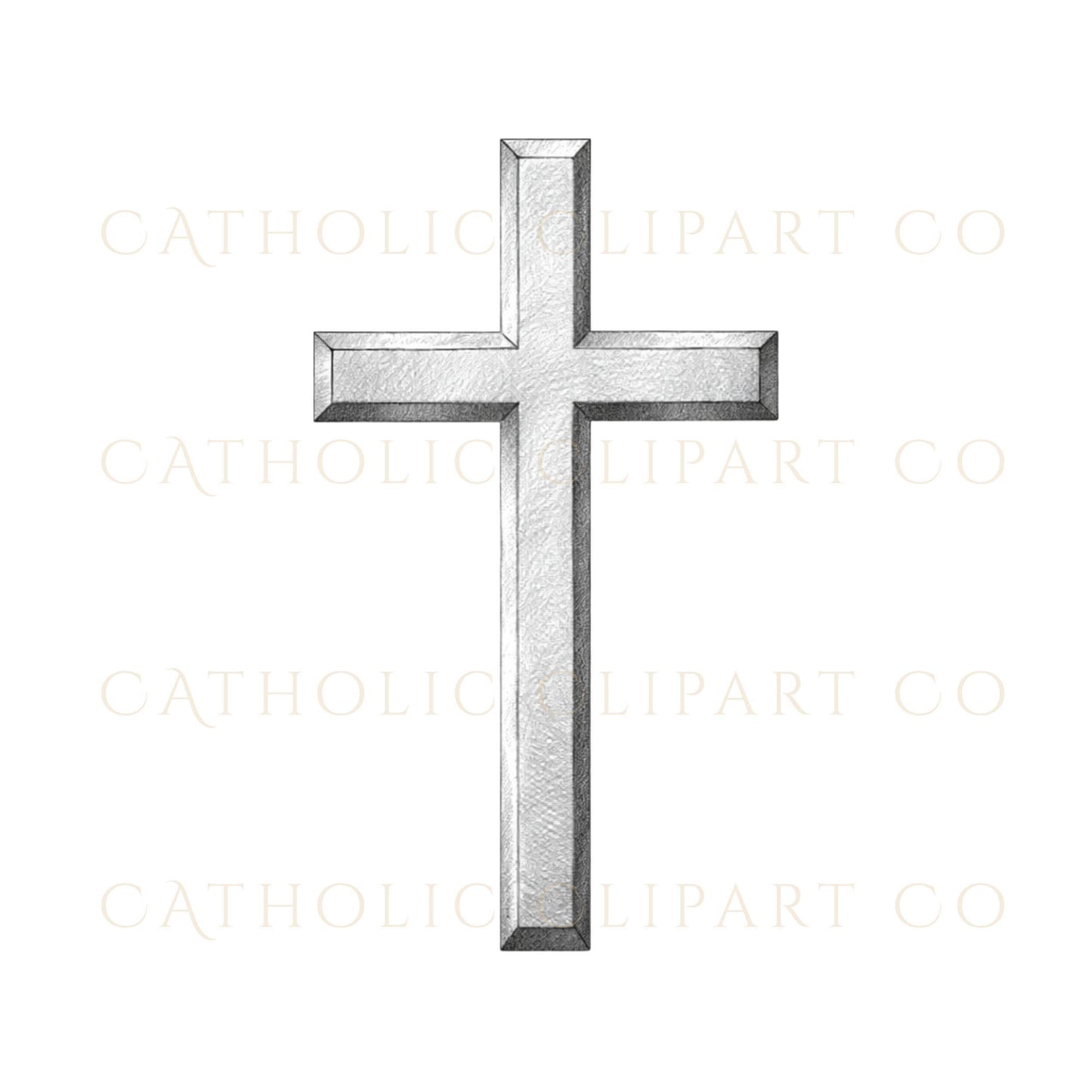 Cross bundle PNG hand drawn crosses set for design, paquete de cruces clipart dibujadas a mano para diseño