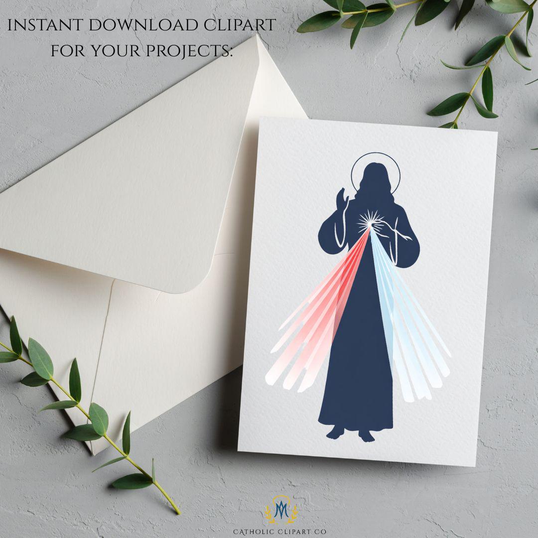 Minimal Divine Mercy Jesus silhouette clipart, faith-based design element PNG
Silueta minimalista de Jesús Divina Misericordia, elemento de diseño religioso PNG