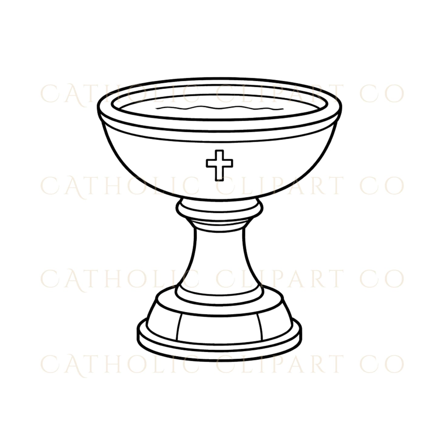 Rosary minimalist clipart PNG / rosario minimalista PNG