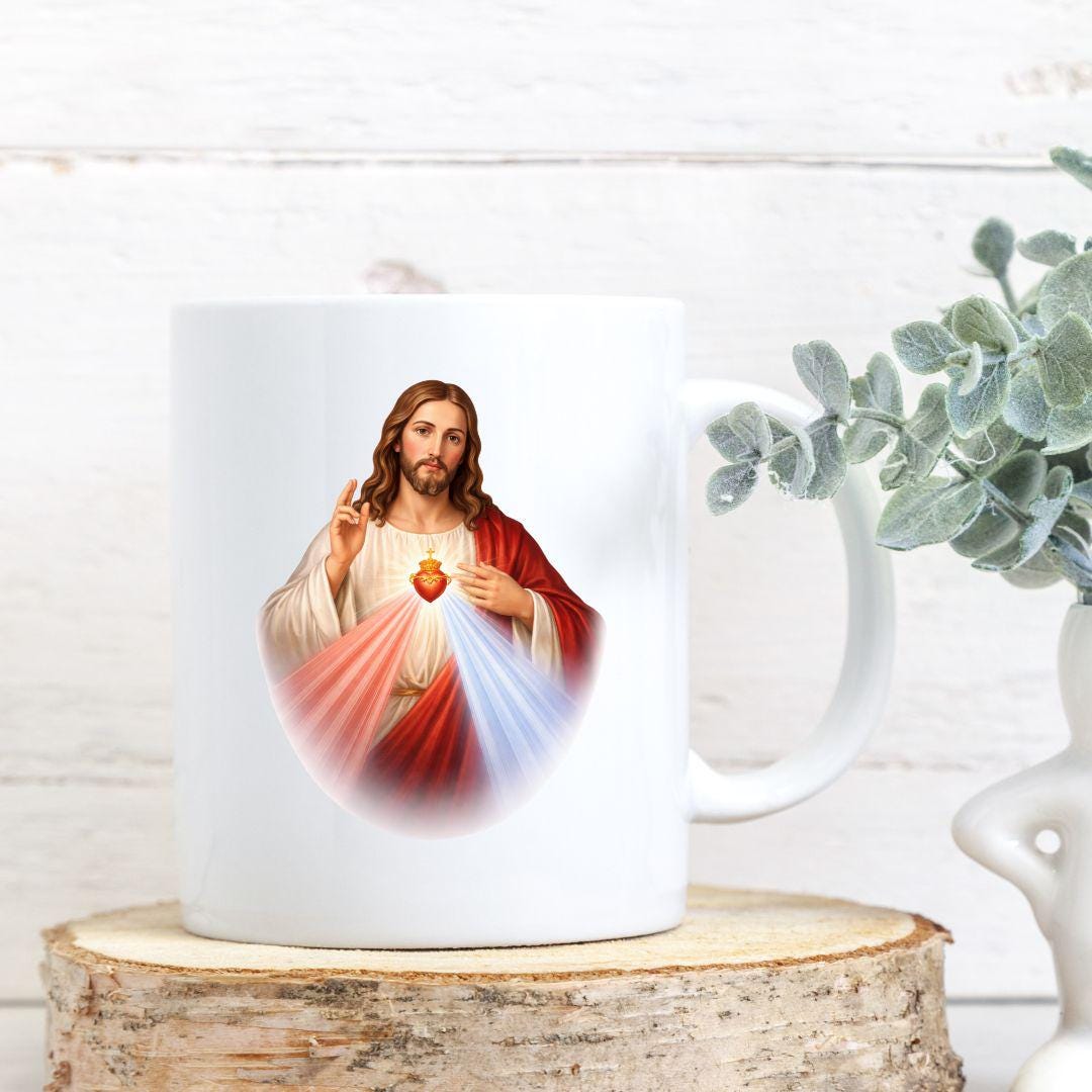 Catholic religious clipart Jesus rays red blue / Clipart religioso católico Jesús rayos rojo azul