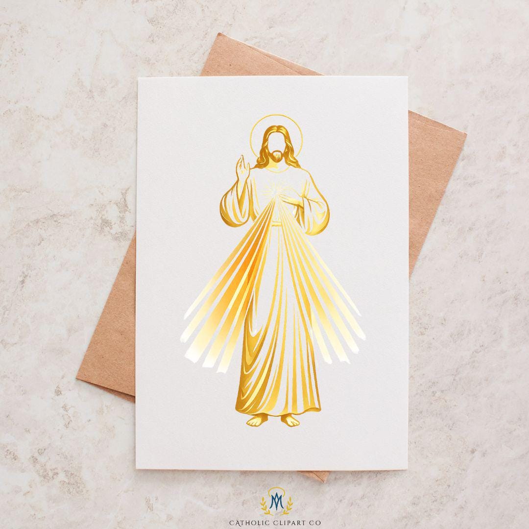 Jesus Divine Mercy image for church graphics, Catholic clipart with mercy rays
Imagen de Jesús Divina Misericordia para gráficos de iglesia, clipart católico con rayos