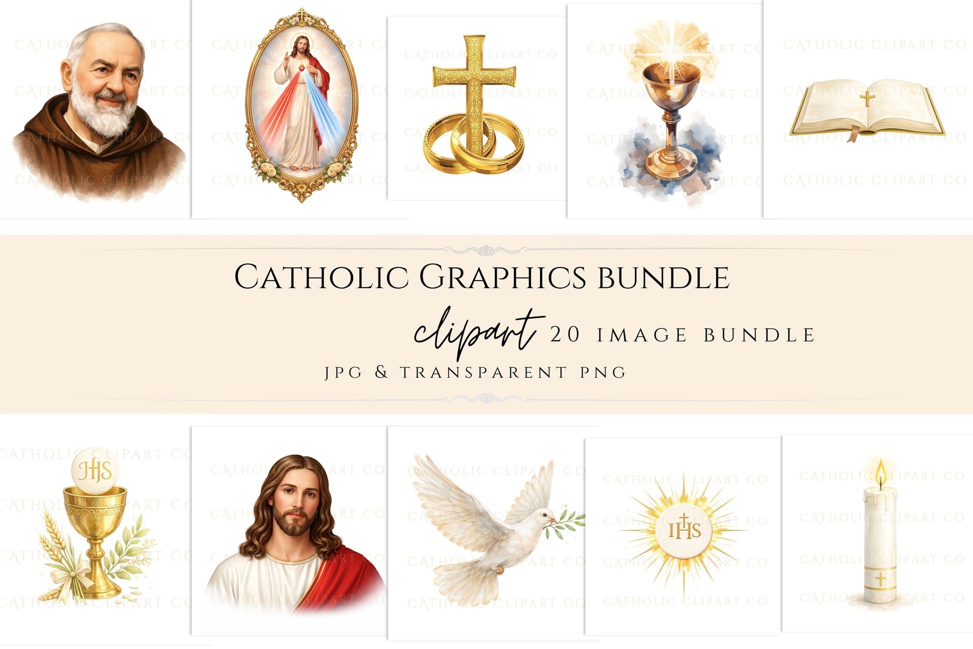 Virgin Mary clipart PNG Catholic graphics / Virgen María clipart PNG gráfico católico