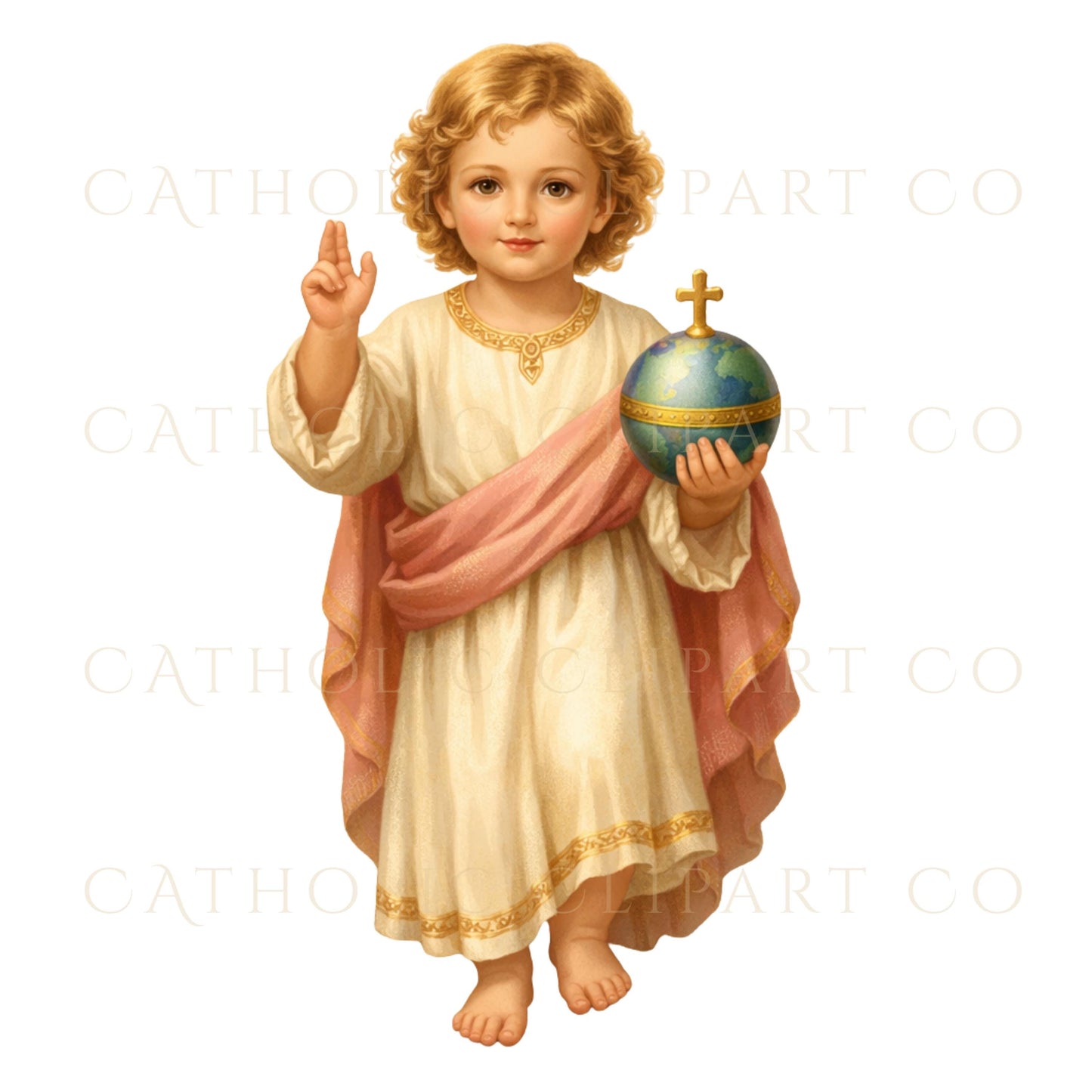 Baby Jesus with lamb clipart, gentle Christian illustration PNG, Catholic nursery art / Niño Jesús con cordero clipart, ilustración cristiana para cuarto de bebé