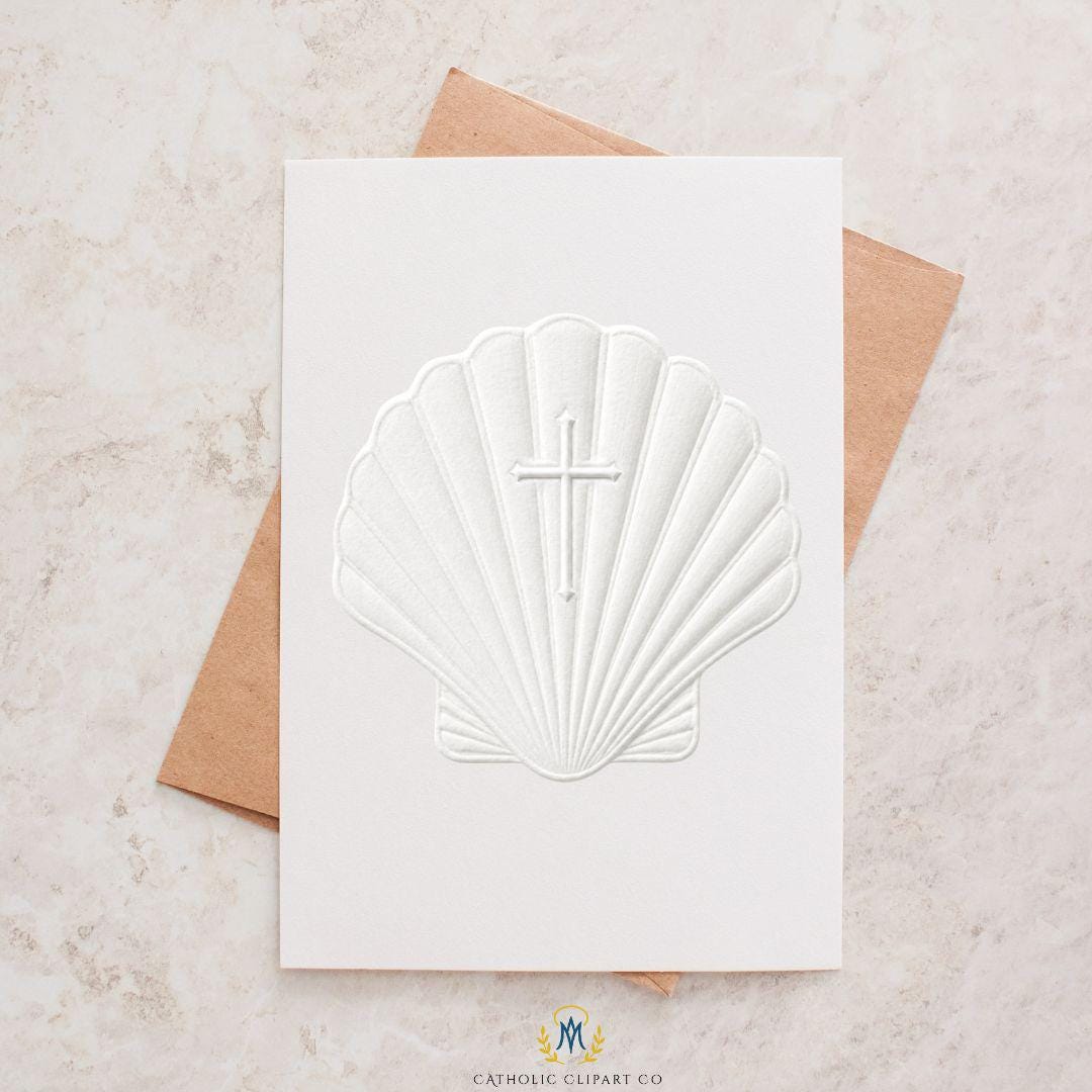 Catholic Sacrament Clipart PNG Bundle, White Embossed Christian Icons, Minimal Religious Symbols, Commercial Use