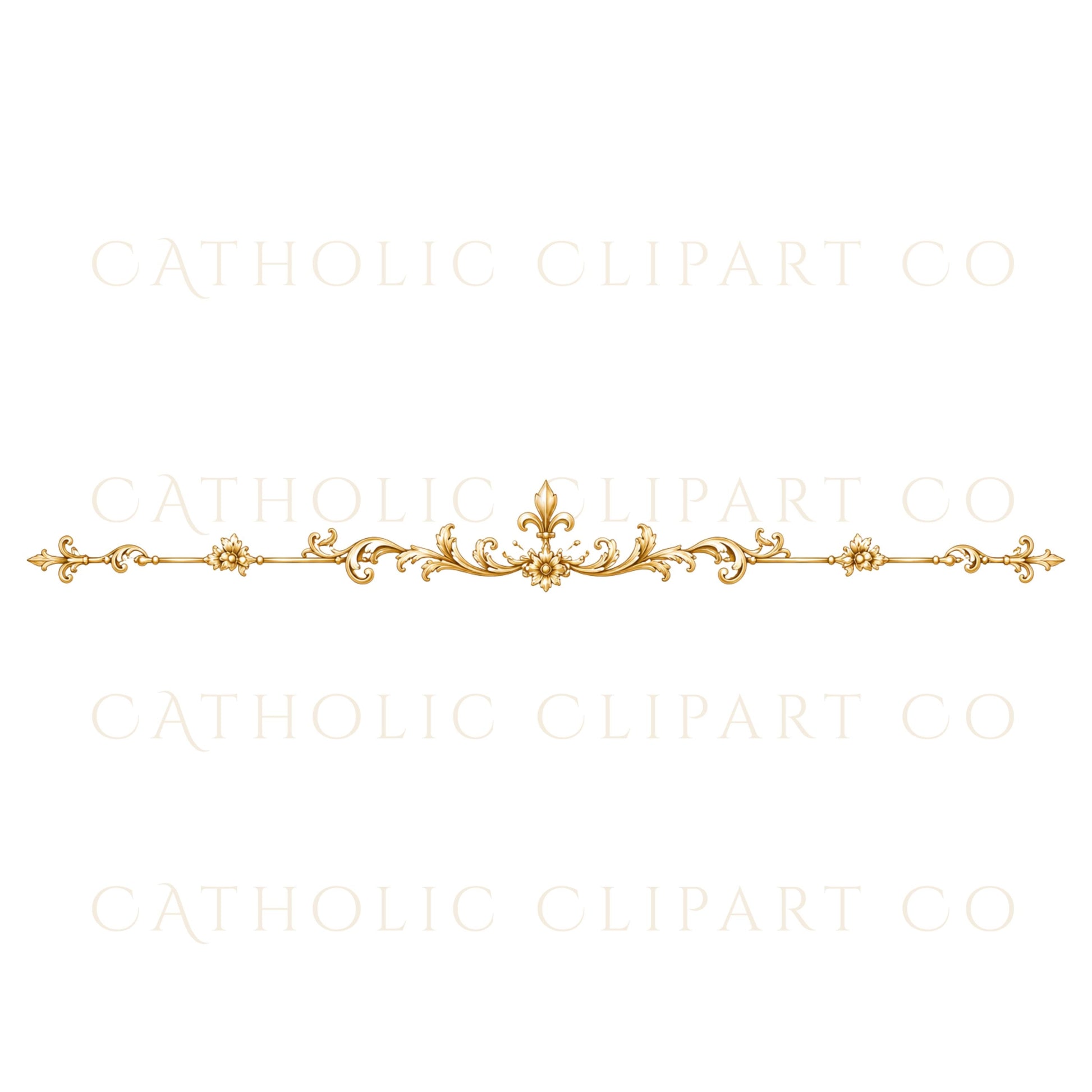 Elegant gold arch frame clipart with floral accents and vintage European inspired design | Marco arqueado dorado elegante con acentos florales y estilo europeo vintage