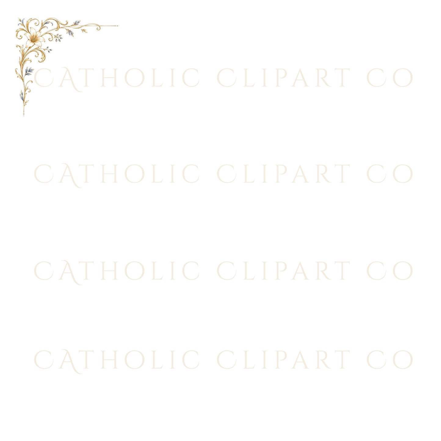 Catholic Wedding Clipart PNG Bundle, Marian Monogram Graphics, Catholic Wedding Crest, Luxury Wedding Invitation Clipart