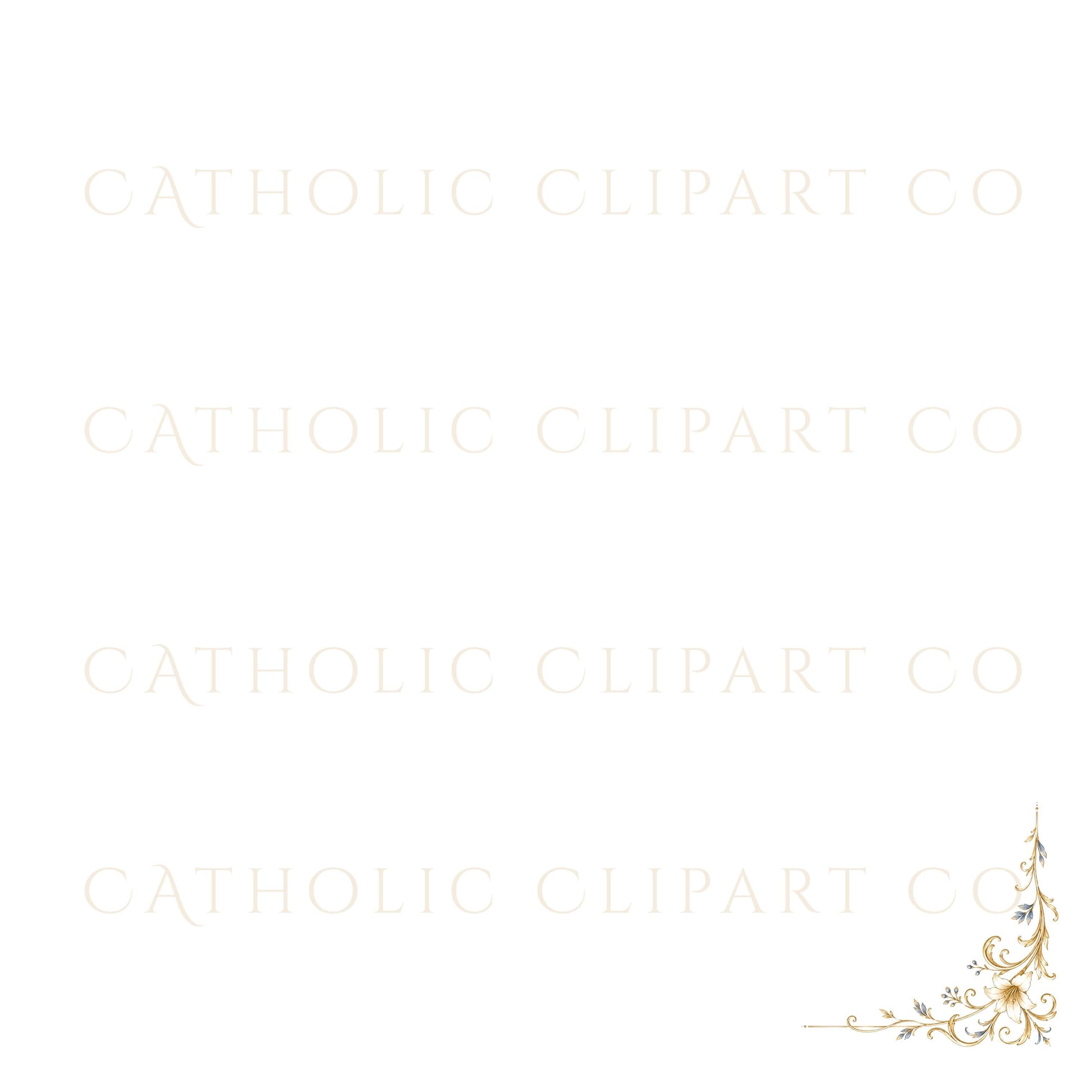 Marian crest and monogram clipart perfect for Catholic wedding invitations, websites and printed stationery. | Clipart de escudos y monogramas marianos perfecto para invitaciones de boda católicas, sitios web y papelería impresa.