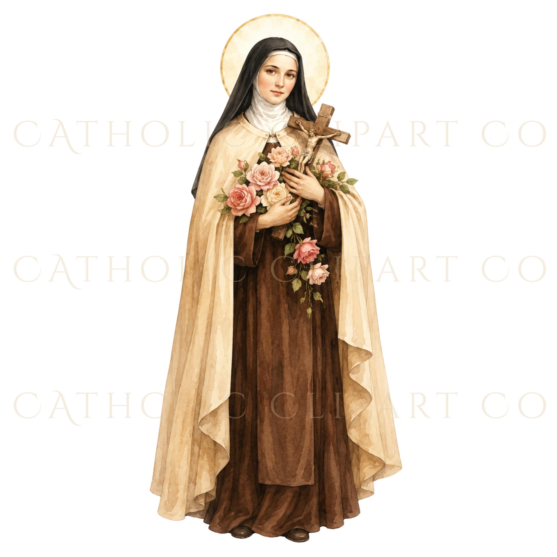 Commercial use Catholic clipart bundle for All Saints Day, Confirmation projects, homeschool resources and church designs / Paquete de clipart católico de uso comercial para Todos los Santos, proyectos de Confirmación, homeschool y diseños de iglesia